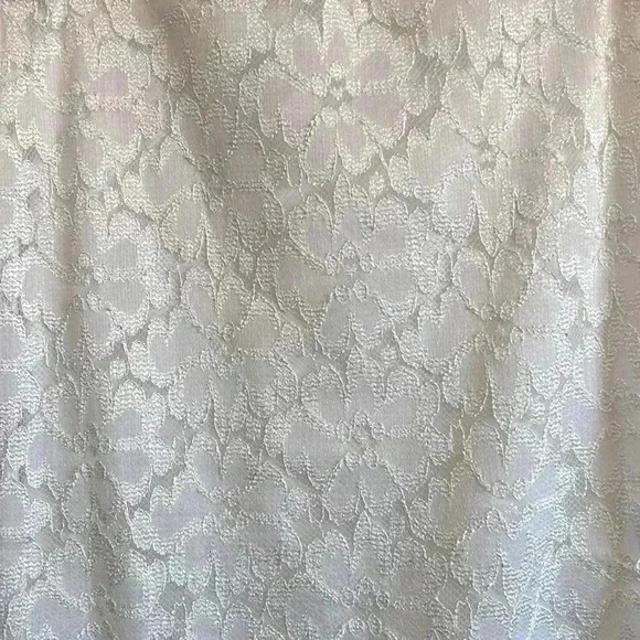 Korean Style women’s White lace flower pattern midi skirt size S - Picture 2 of 2